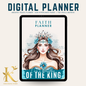 Christian Digital Planner for Women: Faith & Devotion (Undated) - Turquoise