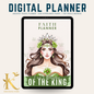 Christian Digital Planner for Women: Faith & Devotion (Undated) - Olive Green