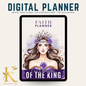 Christian Digital Planner for Women: Faith & Devotion (Undated) - Purple Violet