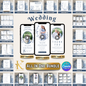 All In One Blue Willow Wedding Templates, Fully Editable Wedding Invitation plus Website Bundle, Daily Countdown and Digital Thank you Video
