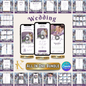 All In One Lavender Purple Wedding Invitation + Website Bundle, Canva Editable Templates, Lavender Themed Wedding, Purple Wedding Invitation