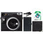 Fujifilm Instax Square SQ40 Instant Camera Black + 20 Instax Film Prints + More