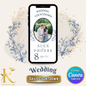 Blue Willow Wedding Countdown Video Template (Canva Editable)