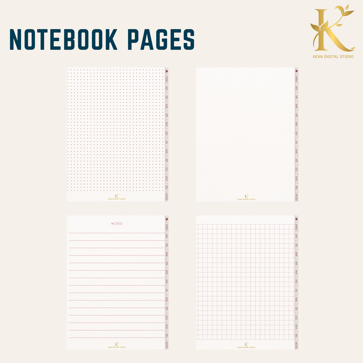 Christian Digital Planner for Women: Faith & Devotion (Undated) - Pink