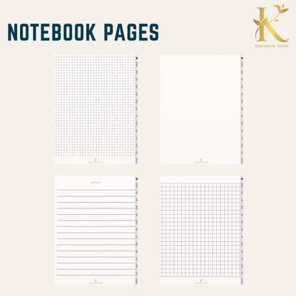 Christian Digital Planner for Women: Faith & Devotion (Undated) - Purple Violet