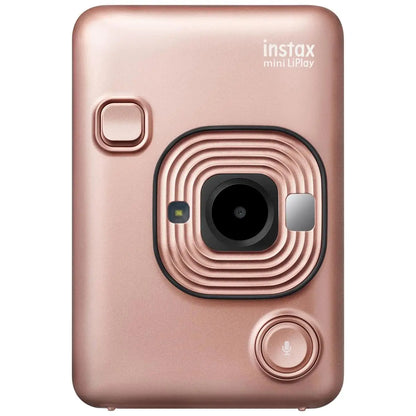 Fujifilm Instax Mini Liplay Hybrid Instant Camera - Blush Gold