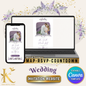 Wedding Invitation Website with RSVP + Google Map Link + Countdown Timer, Editable Canva Template, Lavender Purple Themed Wedding
