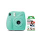 FujiFilm Instax Mini 7+ Seafoam Green Bundle (10 Film Pack)