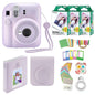 Fujifilm Instax Mini 12 Instant Camera + 60 Photo Prints + Quality Photo Value Bundle Case Decoration Stickers Frames Photo Album (Lilac Purple)