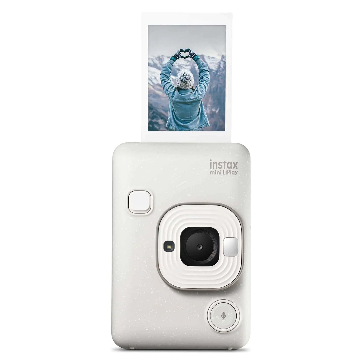 Fujifilm INSTAX Mini LIPLAY Hybrid Instant Camera - Misty White