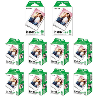 Fujifilm Instax Mini Instant Film (10 Twin Packs 200 Total Pictures) for Instax Cameras
