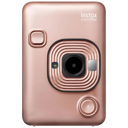 Fujifilm Instax Mini Liplay Hybrid Instant Camera - Blush Gold